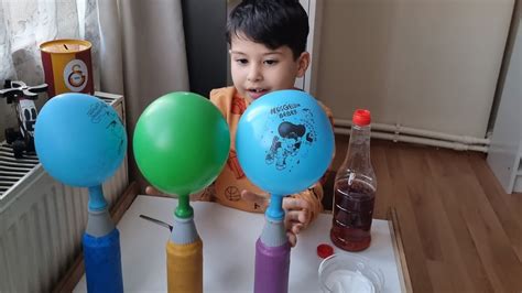 renkli balonlar deneyi